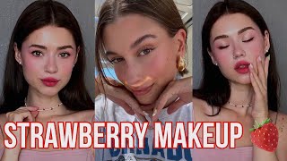 Трендовый Макияж ХЕЙЛИ БИБЕР | Клубничный Макияж Косметикой GlamBee