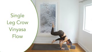 YOGA || 50 Minute || Single Leg Crow Vinyasa Flow