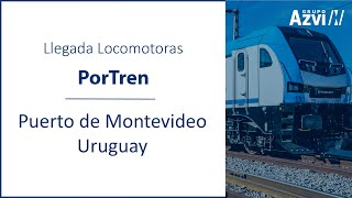 PorTren ya tiene en Uruguay su flota completa de locomotoras