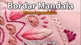 Bordar MANDALA MONOCROMÁTICA