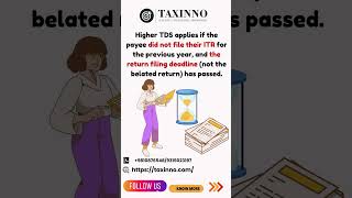 Higher TDS Rates Under Section 206AB: Are You Ready? 🚨 #taxinno #applynow #taxmatters