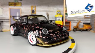 🚘 RWB BODYKIT AOKI, Solido 1/18 (S1807507) #163