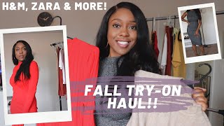 FALL TRY-ON HAUL!! H&M, ZARA, CHARLOTTE RUSSE!!