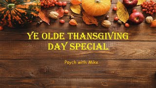 Ye Olde Thanksgiving Day Special