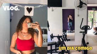 VLOG UM DIA COMIGO! *academia + reeducação alimentar*