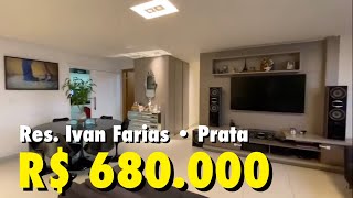 Apartamento no Residencial Ivan Farias - Todo mobiliado- Rua Rodrigues Alves -Prata - Campina Grande