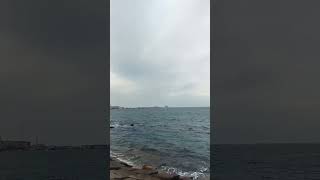 طقس ربيعى برائحة الشتاء الان فى الاسكندرية 🌤🌊🌪