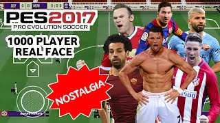 NOSTALGIA!!!! PES 2017 PPSSPP ukuran Kecil Real Face Grapich HD