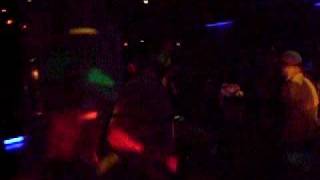 Crazy wierdo dancing in a club in Ohrid