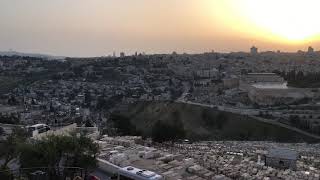 Visiting Israel—Overlooking Jerusalem From The Mount Of Olives In Israel