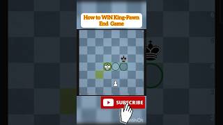 How To WIN King-Pawn End Game #shorts #youtubeshorts