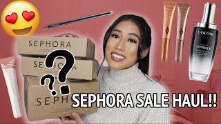 HUGE Sephora Sale Haul 2020 (CHARLOTTE TILBURY, FENTY BEAUTY, ABH, MAC)