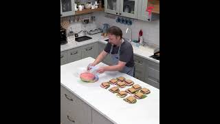 Husband's busy morning preparing lunch boxes for large family #shorts