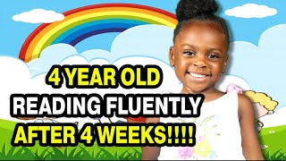 4 YEAR OLD READING FLUENTLY AFTER 4 WEEKS!!!!