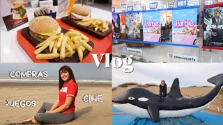 Vlog Vacaciones -Vemos Barbie, mucha comida y paseo -Parte 2