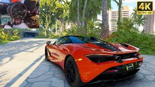 1200HP McLaren 720S Spider 🤯The Crew Motorfest | Thrustamster Steering Wheel Gaming