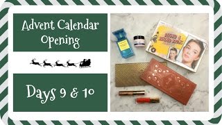 Advent Calendar Opening 2016   Days 9 & 10