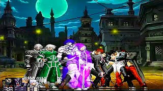 Kof Mugen) Boss Zero team Vs Iori Yagami Team ( 2 Team in 1 Stage )