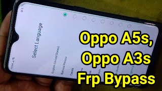 Oppo A5s, Oppo A3s Frp Bypass, OPPO CPH1909Frp Bypass, CPH1920 FRP Google Account Remove