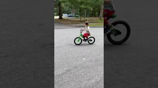 Learning to ride a bike