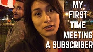 My first time meeting a subscriber (Vlog 10)