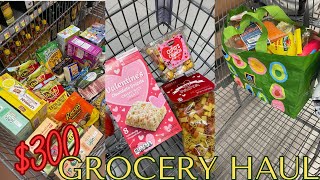 *NEW* $300 GROCERY HAUL FOR A FAMILY OF 3 | FIRST GROCERY HAUL OF 2024