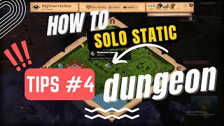 How to solo static dungeon Albion online beginner tips #4