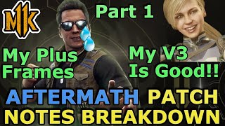 MK11 AFTERMATH PATCH NOTES BREAKDOWN PART 1 - JOHNNY CAGE NERFED - Mortal Kombat 11