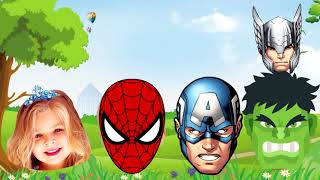 Wrong Heads Top Superheroes Puzzle | Spiderman Save Team Hulk | Wrong Superheroes Puzzle #wrongheads