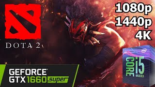 Dota 2 - GTX 1660 Super + i5 8500 - 1080p/1440p/4K Benchmark