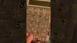 ASMR - Mechanical Calculator Buttons Keys Typing Linear Switch | NO TALKING