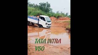 Tata intra V50 pickup under water run #intrav50 #intrav50underwater #runningunderwaterv50 #V50