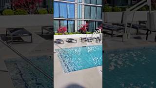 Pool area at the adults only hotel,  The English  #lasvegas #travel #explore #pool