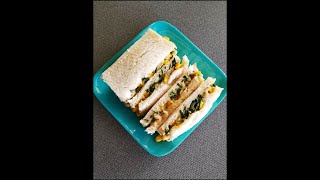 Spinach Corn Sandwich | Sandwich Recipes | Spinach Recipes