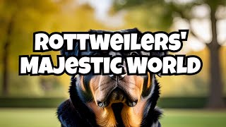 The Majestic World of Rottweilers: Unleashing their Endearing Loyalty #dog #animals #animalfacts