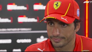 Carlos Sainz's Post-Qualifying interview | Singapore GP 2024