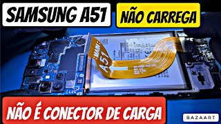 Samsung A51 Parou de carregar do nada | Reparo completo passo a passo | Resolvido ✅