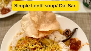 Must try Simple and easy South Indian lentil soul | easy recipe Dal Sar | simple lentil Sar