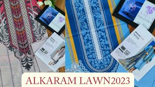 Alkaram Lawn 2023 | Hashir mall | Saba's Collection |