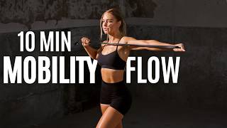 10 MIN FULL BODY MOBILITY FLOW - Rest Day Recovery to Improve Mobility & Flexibility - Day 7