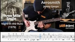 Aerosmith Three Mile Smile Guitar Solo with TAB