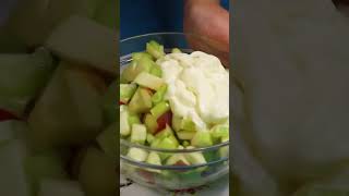 What are we making | Creamy Apple Salad | #baking #yummy #food #cooking #delicious #instafood #sweet