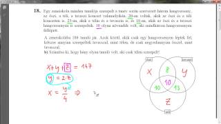 [2005.05.28.] 18/b) Halmazábra (Venn-diagram) 2. rész