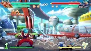 DRAGON BALL FighterZ Blueku Sparking Combo