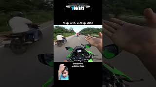 Kawasaki ninja zx10r vs Kawasaki Ninja z900 drag race #shorts #zx10r #viral