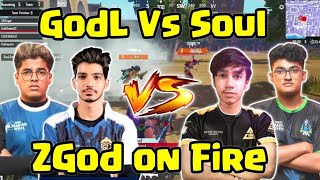 Zgod on Fire 🔥 Godl Vs Soul Fight For Chicken Dinner 😮