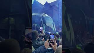 Everton fans coach welcome v Man Utd 9/10/22 part 3