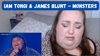 FIRST TIME WATCHING Iam Tongi & James Blunt - MONSTERS American Idol REACTION!