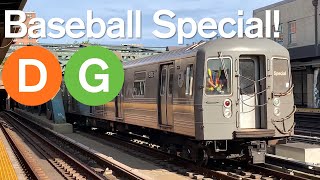 (D) and (G) Trains on Culver Express + Baseball Special!