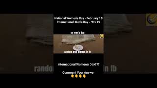 International Men's Day | Men's Day Video | WhatsApp Video | Muthu Movie comedy Scene | Women's Day